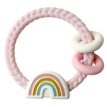 Load image into Gallery viewer, Silicone Ring Teether/Rattles