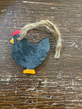 Load image into Gallery viewer, Clay Chicken Ornament