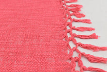 Load image into Gallery viewer, Turkish Throw Blanket- Deep Coral