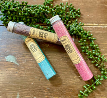 Load image into Gallery viewer, Bubbling Bath Salt Test Tubes 4oz