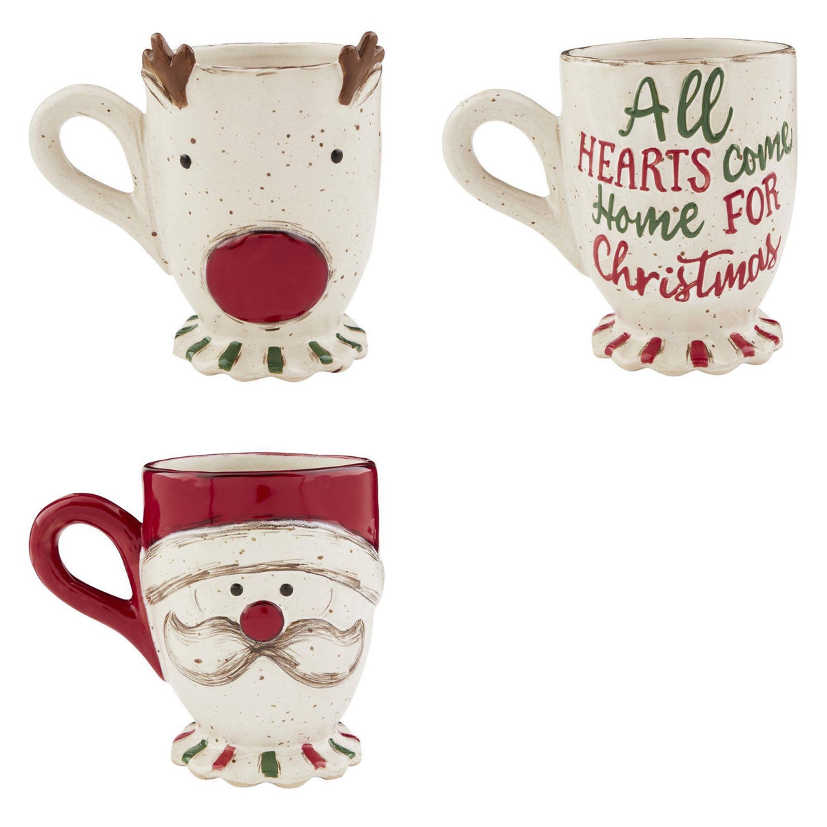Christmas Pedestal Mug – Black & White Interiors