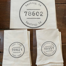 Load image into Gallery viewer, Post Mark Stamp Tea Towel
