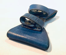 Load image into Gallery viewer, Dark Blue Snap-on Bow Tie - Black & White Interiors