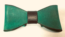 Load image into Gallery viewer, Forrest Green Snap-on Bow Tie - Black & White Interiors