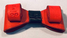 Load image into Gallery viewer, Red Snap-On Bow Tie - Black & White Interiors