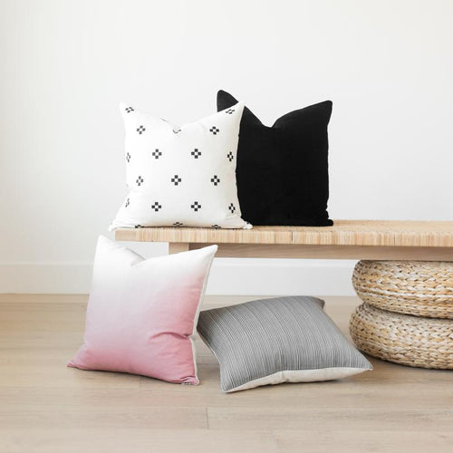 Mesa Pillow Cover Set - Black & White Interiors