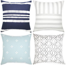 Load image into Gallery viewer, Richmond Pillow Cover Set - Black &amp; White Interiors