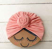 Load image into Gallery viewer, Swirl Top Knit Jersey Turban