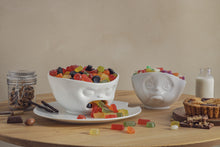 Load image into Gallery viewer, Barfing Serving Bowl-White
