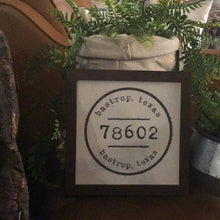 Load image into Gallery viewer, Post Mark Framed Sign