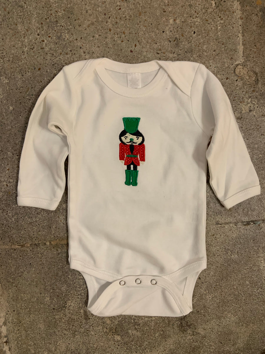 Nutcracker OnesieRed Green Black & White Interiors