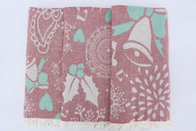 Load image into Gallery viewer, Turkish Bath Towel-Christmas Deer