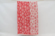 Load image into Gallery viewer, Turkish Bath Towel-Red Snowflake