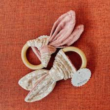 Load image into Gallery viewer, Wood & Cloth Teething Ring
