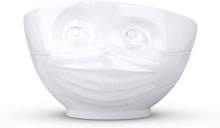 Load image into Gallery viewer, Mask Face Bowl-White