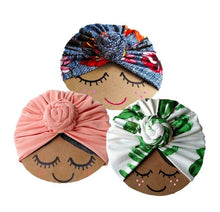 Load image into Gallery viewer, Swirl Top Knit Jersey Turban