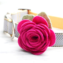 Load image into Gallery viewer, Rose Dog Collar Embellishment