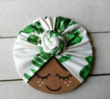 Load image into Gallery viewer, Swirl Top Knit Jersey Turban