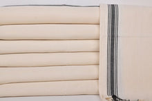 Load image into Gallery viewer, Turkish Hand Towel-Cream Black Stripe