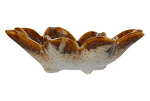 Load image into Gallery viewer, Brown Floral Dish - Black &amp; White Interiors
