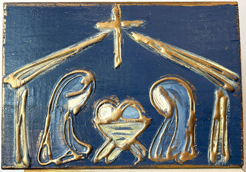Hand Painted Nativity Art