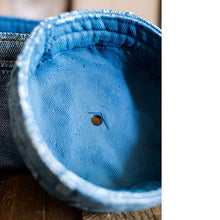 Load image into Gallery viewer, Blue Jean Cement Pot