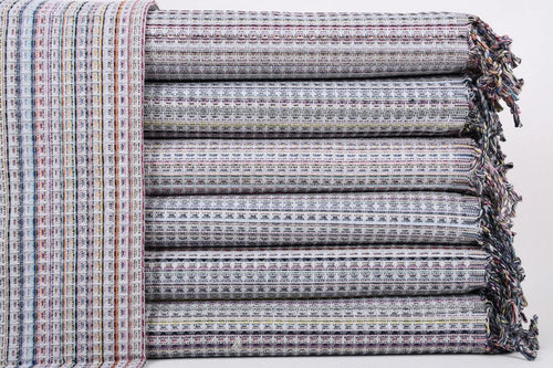 Turkish Hand Towel-Gray Multi