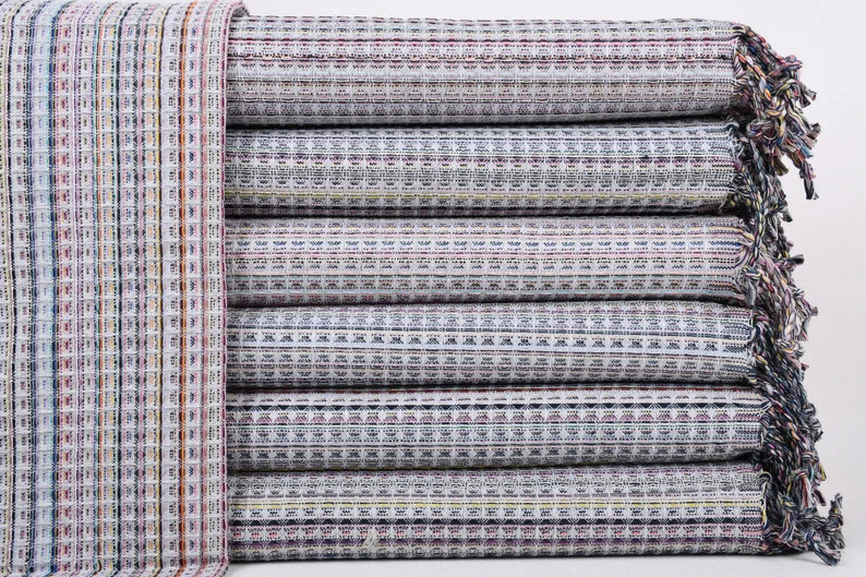 Turkish Hand Towel-Gray Multi