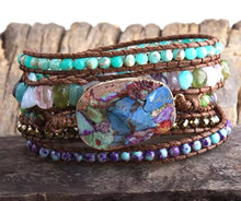 Load image into Gallery viewer, Wrap Bracelets-Turquoise