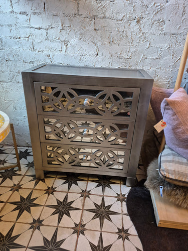 3 Drawer Mirrored Chest