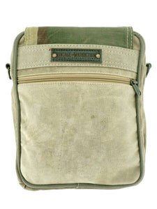 Recycled Military Tent Crossbody with Camoflouge
