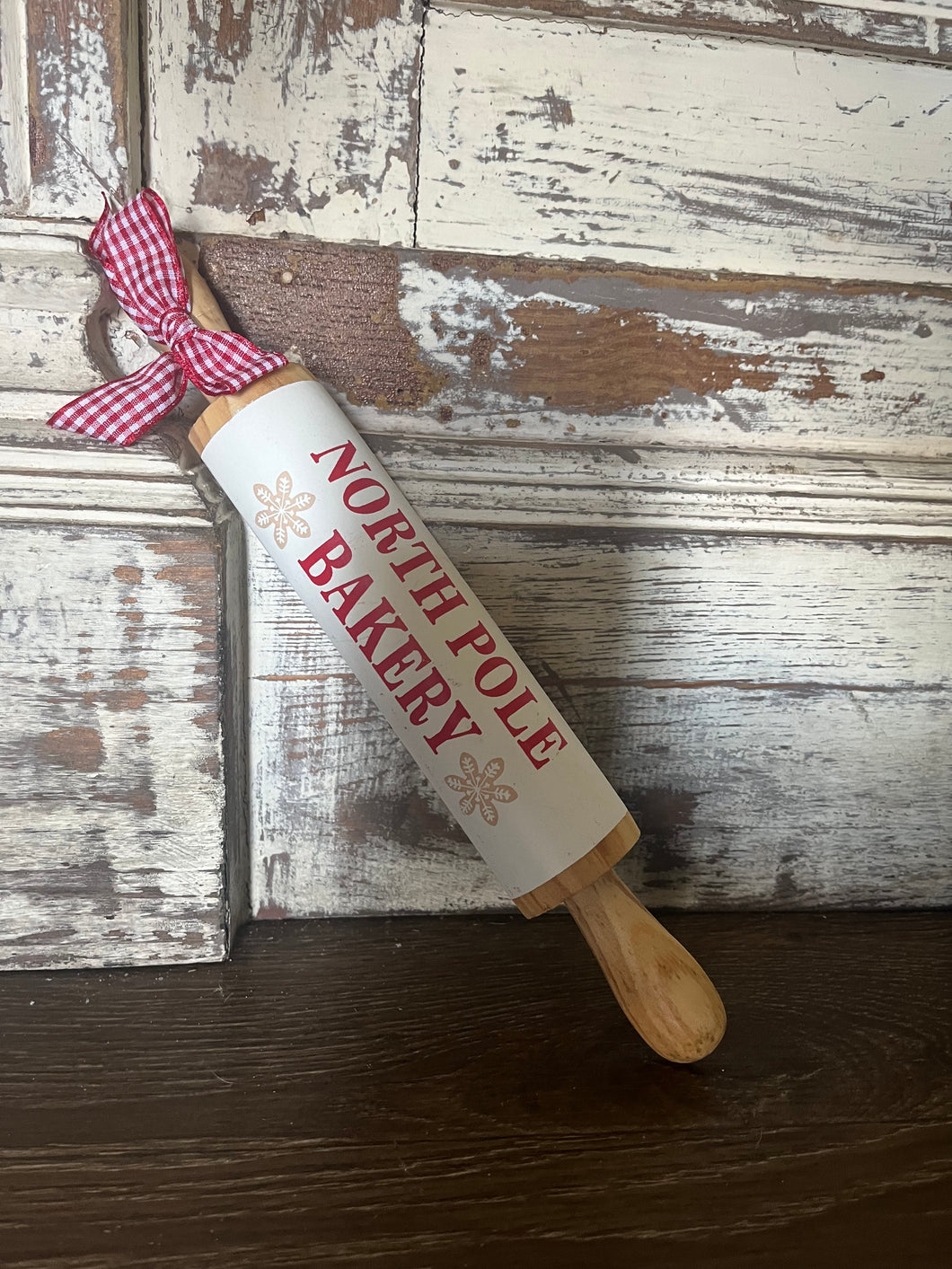 Christmas Rolling Pin Decor