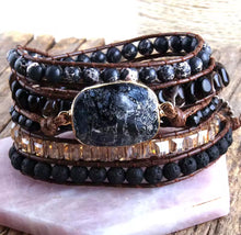 Load image into Gallery viewer, Wrap Bracelets-Brown/Black/Gray