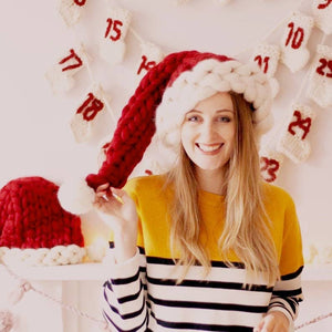 Santa Hat Chunky Knit Christmas Hat