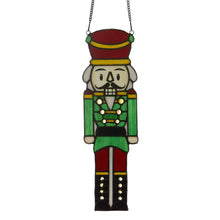 Load image into Gallery viewer, Nutcracker Stained Glass Window Panel