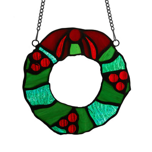 Mini Stained Glass Christmas Ornaments