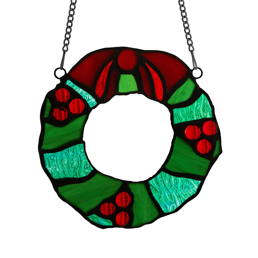 Mini Stained Glass Christmas Ornaments