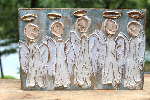 Hand Painted Myriad Angels