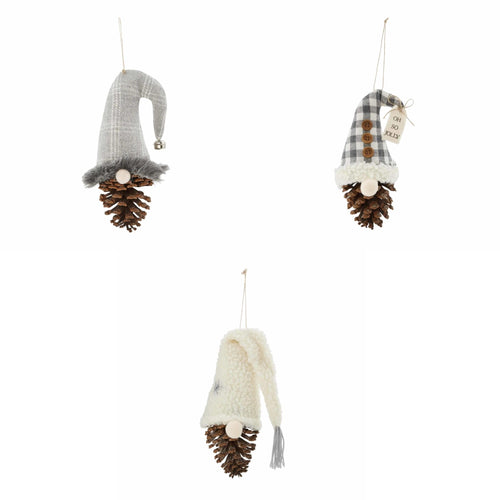 Pine Cone Gnome Ornaments