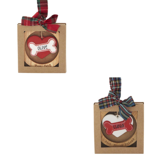 Customizable Dog Ornaments