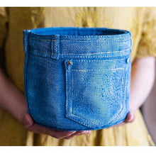Load image into Gallery viewer, Blue Jean Cement Pot