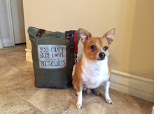 Load image into Gallery viewer, Rescue Dog Recycled Military Tent Tote