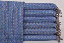 Load image into Gallery viewer, Turkish Hand Towel-Blue Multi
