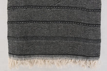 Load image into Gallery viewer, Turkish Bath Towel-Black Stripe