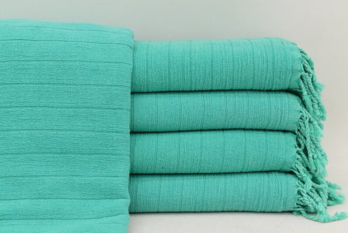 Turkish Bath Towel-Aqua