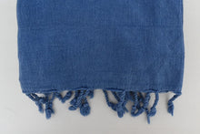 Load image into Gallery viewer, Turkish Bath Towel-Denim Blue