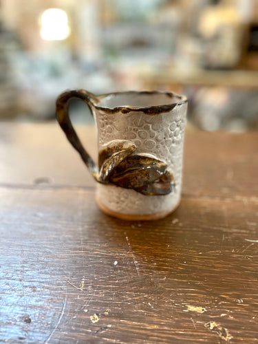 Brown Leaf Mug