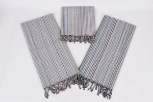 Turkish Hand Towel-Gray Multi