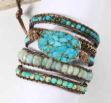 Load image into Gallery viewer, Wrap Bracelets-Turquoise