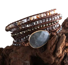 Load image into Gallery viewer, Wrap Bracelets-Brown/Black/Gray